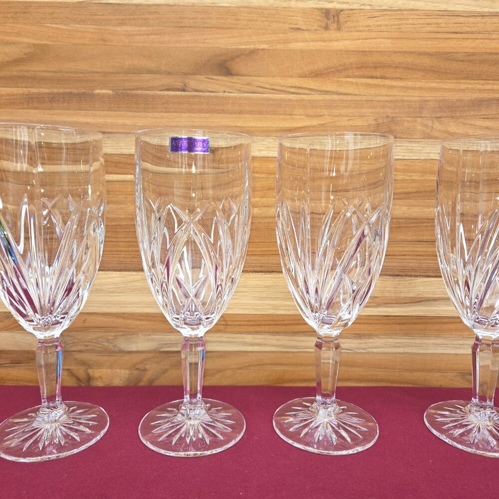 Marquis Waterford Brookside Crystal Glasses Set of 4 - Picture 4 of 4